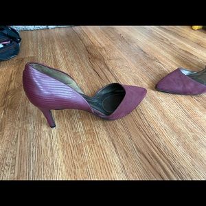 Bandolino Grenow D’Orsay Pumps, maroon, Size 9.5